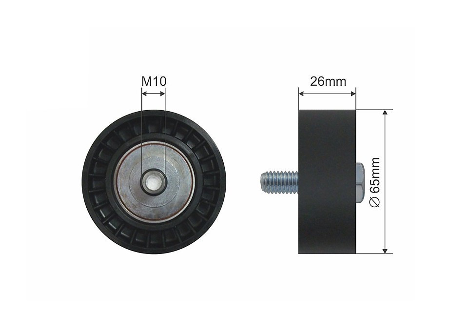 Belt idler pulley RNK-AU-047 NTY for VW AUDI SKODA - Image 8