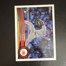 Topps 2011 Aroldis Chapman Reds Rookie Card #110 Baseball MLB. rookie card picture