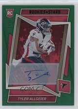 2022 Panini Rookies & Stars Green Signatures 2/5 Tyler Allgeier #147 Auto 15ik