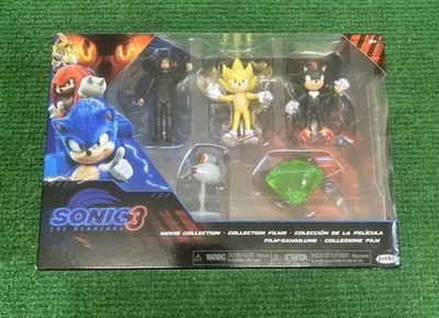 JAKKS Pacific Sonic Hedgehog 3 Movie 2.5'' Figure set: shadow super sonic emerald