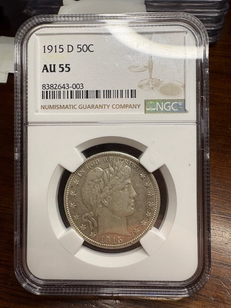 NGC 1915 Year Barber Half Dollars (1892-1915) for sale | eBay