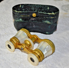 Antique Lemaire Paris/ Los Angeles opera glasses with Mother of Pearl eye pieces