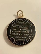 Louis Vuitton Large Zipper Pull Button Charm (Double Sided)