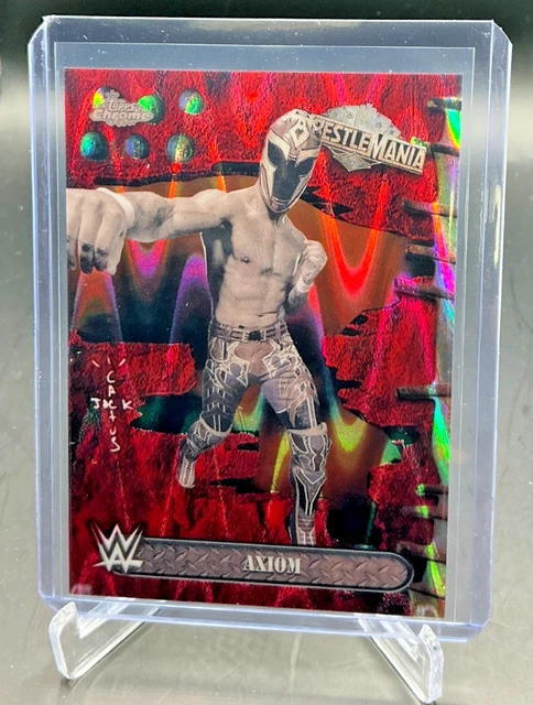 2025 Topps Cactus Jack WWE Wrestling AXIOM Red Refractor 1/5 #67