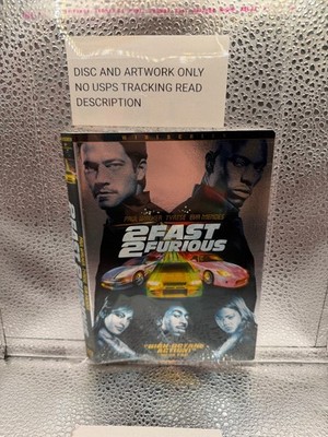 2 Fast 2 Furious DVD 2003 Widescreen Paul Walker Tyrese Eva Mendes Action Film