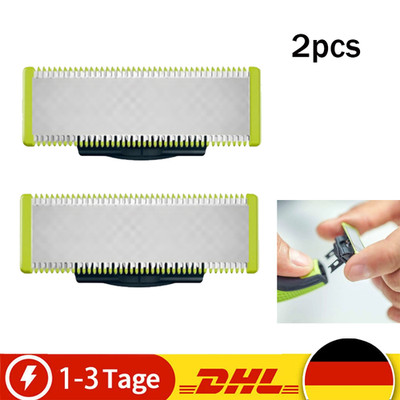 2STK Ersatzklingen für Philips OneBlade Rasier Kopf Klinge QP2520/QP2530/QP2630