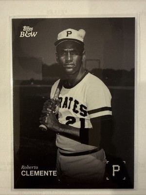 2025 Topps Black & White Roberto Clemente #117 Pittsburgh Pirates