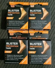 (4) KT Tape Kt Performance + Beige 3.5" x 1.2" Precut (30 Strips Each)