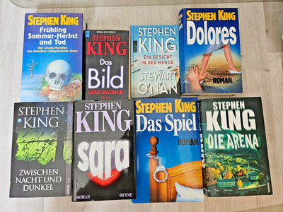 8 Stephen King Bücher Konvolut