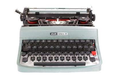 Olivetti Lettera 32 Typewriter w/ GUCCI Case Overhauled New