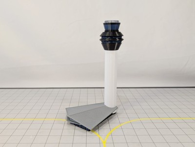 Manchester Airport ATC Air Traffic Control Tower Maßstab 1:400 Gebäudemodell