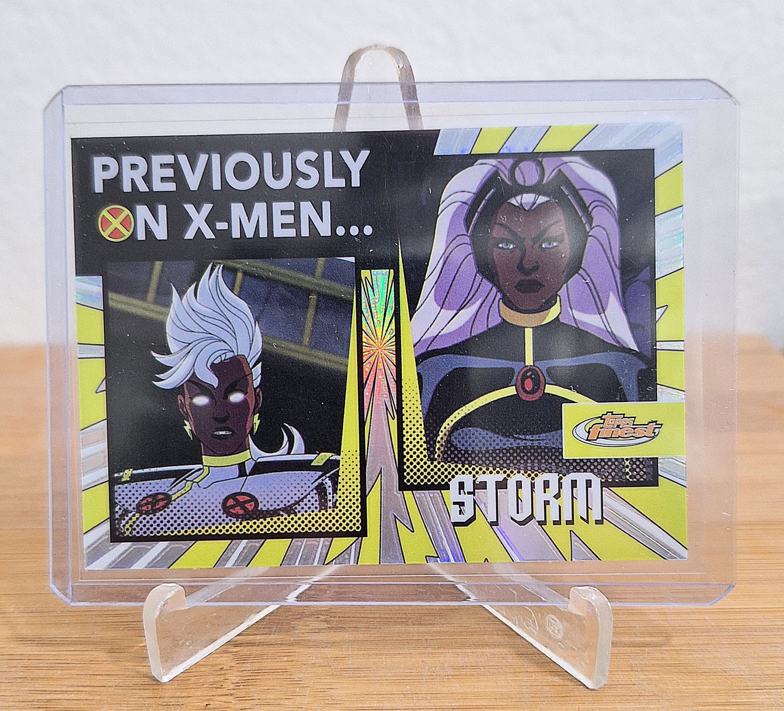 2025 Topps Finest Marvel X-Men '97 Previously on X-Men #PO-6 Storm