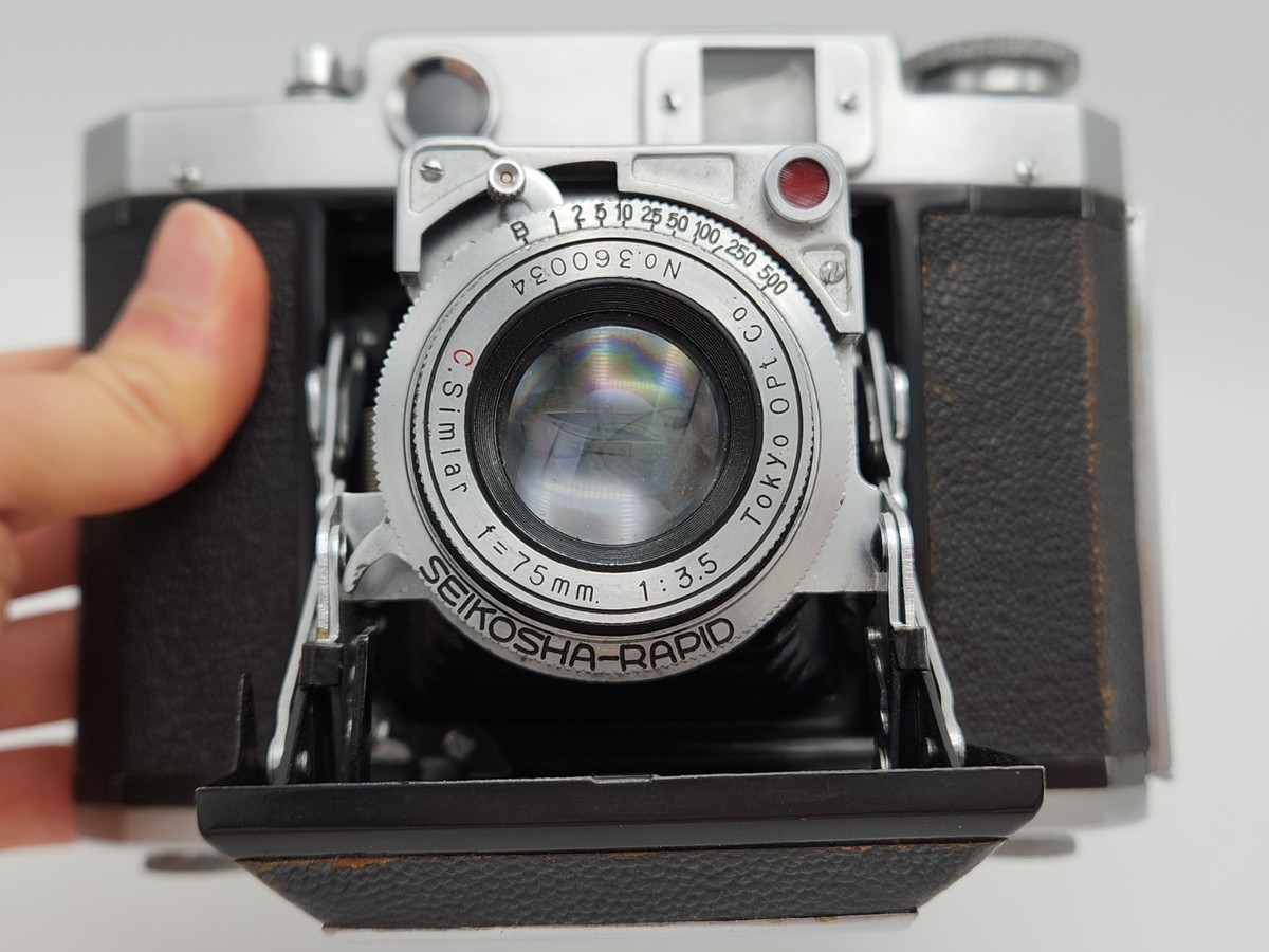 Vintage Mamiya 6 Folding Rangefinder Camera - C.Simlar 75mm F3.5
