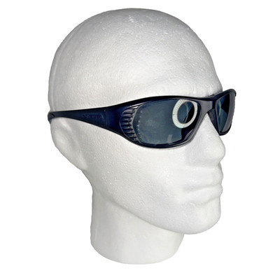 VTG Liberty Sport Sunglasses Freespirit #205 Black Wrap FRAMES ONLY 57-18-125