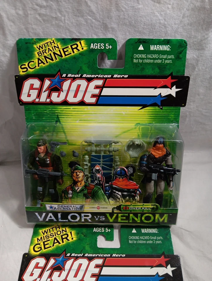 Lot Of 2 2004 GI Joe Valor vs Venom Figure 2 Pack Set Complete Factory Sealed. - Image 2 of 4