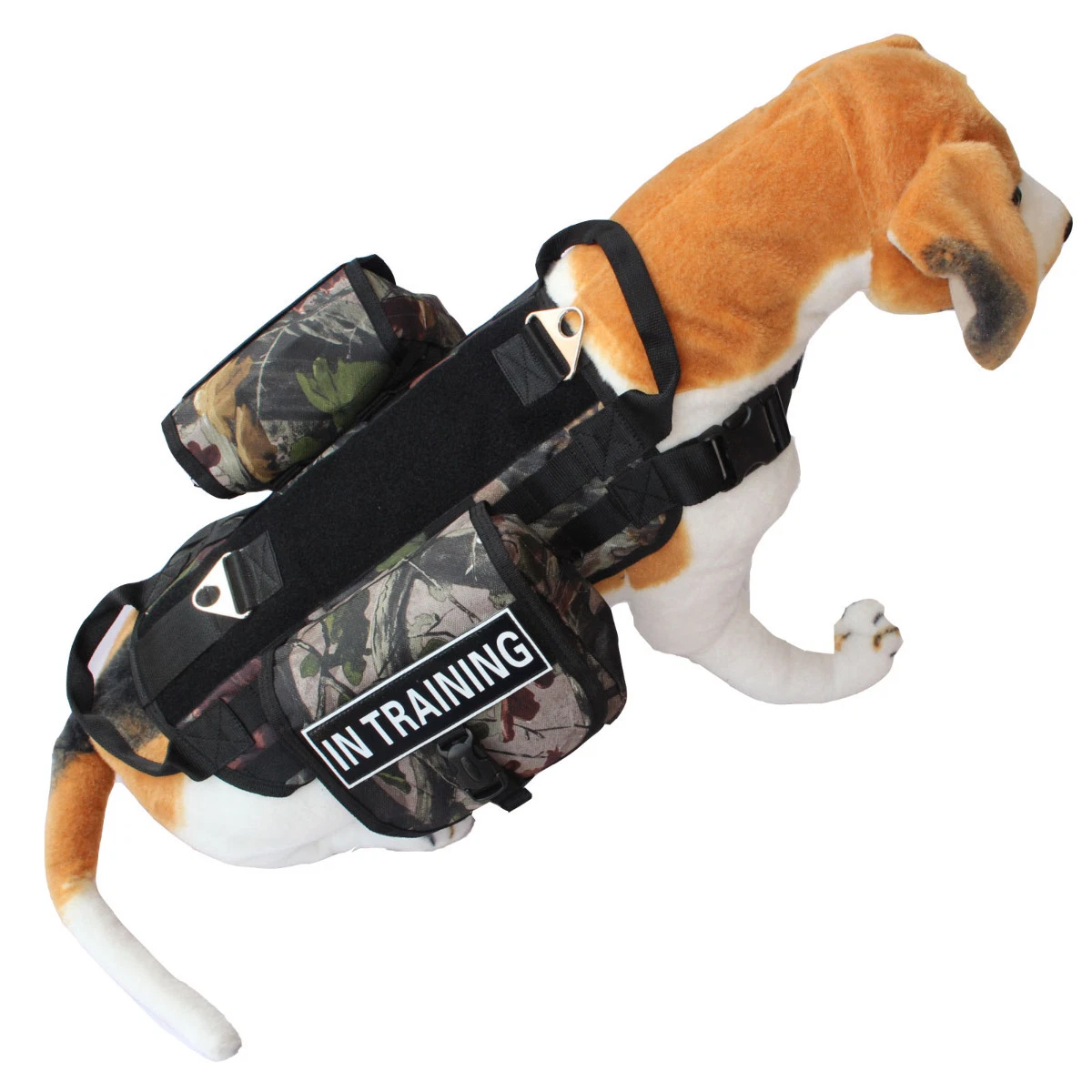 Tactical service vest dog harness top