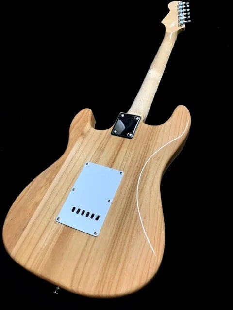 NUEVA GUITARRA ELÉCTRICA SÓLIDA EXÓTICA SANTOS PALISANDRO SUPERIOR 6 CUERDAS VINTAGE ESTILO ST Foto 4 de 4