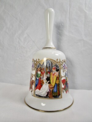 Franklin Mint Romance Of Camelot Complete Set Of 12 Bells