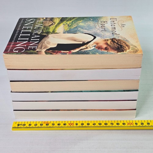 An Untamed Land Lauraine Snelling 6PB Historical Western Christian Romance Books - Foto 6 di 21
