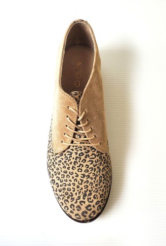 New Womens Aldo Animal print suede Derby Size 9 style CARAMETO-30 - Picture 3 of 3