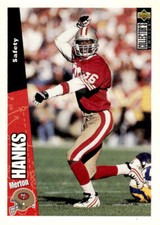 1996 Collector's Choice #319 Merton Hanks San Francisco 49ers