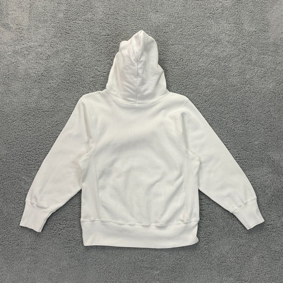 Vintage Champion Reverse Weave MIT Hoodie Adult Small White Ivy