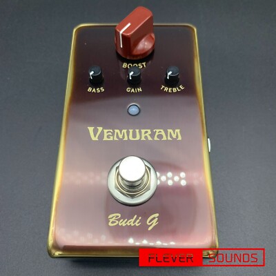 VEMURAM Budi-G Booster Guitar Effects Pedal Gritty Gain/Bass