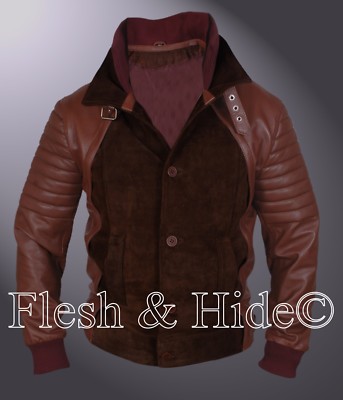 Genuine Cowhide Suede Leather Horns 