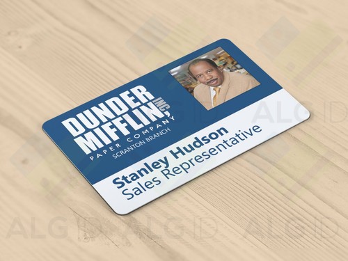 The Office (American) - Novelty / Prop Plastic ID Card Badge Jim / Pam / Dwight - Afbeelding 12 van 13
