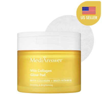 [MediAnswer] Vita Collagen Glow Pads(80pads),K-Beauty, US Seller, FAST FREE SHIP