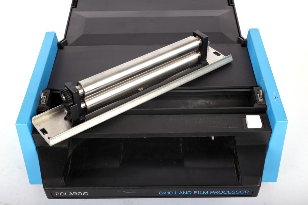 【希少動作品】ポラロイドPolaroid 8×10 FILM PROCESSOR COMPLETE set Polaroid 8X10 Processor with 81-06 holder + 81-09