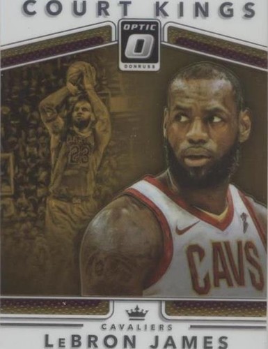 2017-18 Panini Donruss Optic - #27 LeBron James Orange Prizm 041