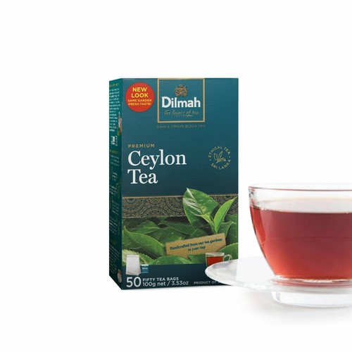 Dilmah 100% Ceylon Premium Quality Black Tea - 50 Tea Bags Free Shipping - 第 1/10 張圖片