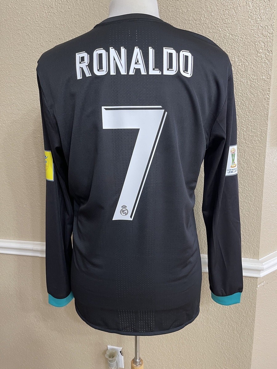 Real Madrid ロナウド R9アウェイシャツ 黒 adidas 2006-07 Real Madrid Away Shirt Ronaldo #9 - 6/10 - (XL)