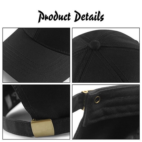 Large Head Oversize Big Baseball Cap Structured Hat XL 60-65cm UK - Picture 10 of 15