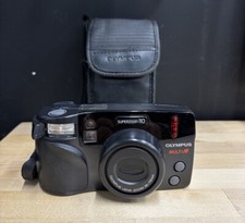 Vintage Olympus Superzoom 110 Multi AF Point  Shoot 35mm Film Camera with Case