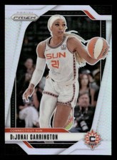 2024 Panini Prizm WNBA - DiJonai Carrington Silver Prizm #118 Connecticut Sun