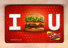 RED ROBIN Gourmet Burger, I Love You ( 2013 ) Gift Card ( $0 )