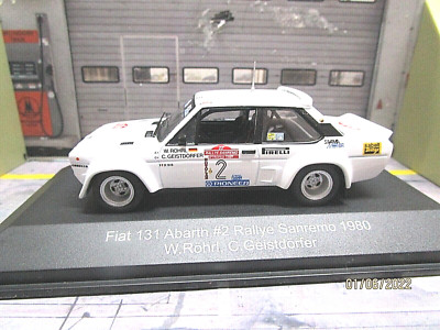 FIAT 131 Abarth Rallye San Remo 1980 Winner #2 Röhrl WC Jolly Club SP  CMR 1:43