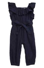 Habitual Baby Girl's Romper Jumpsuit Size 12 Months Kid's Wear Navy GUC 56