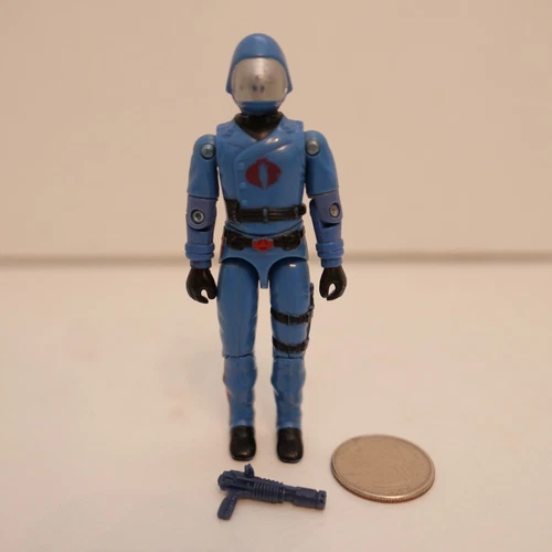 VINTAGE GI JOE ARAH COBRA COMMANDER ENEMY LEADER V1 / V1.5 1983 COMPLETE