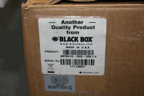 Black Box Managed PDU MPSH16-D20-208+V, 100-240VAC, 16 Outlet, 2U Rack Mount - Picture 8 of 8