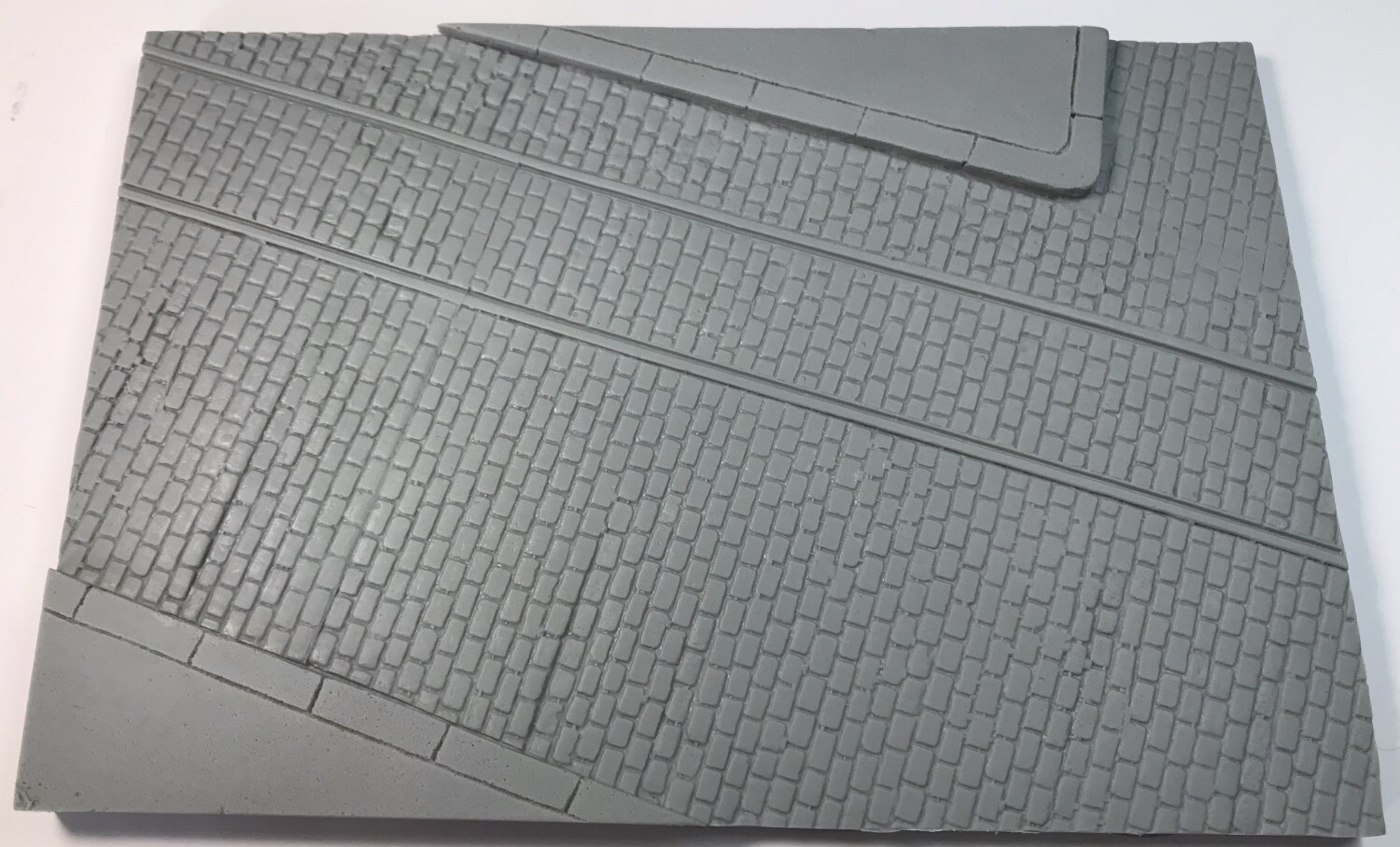 1/35th Scale Brick street with Tram Rails Resin Base Armour Modeling TW-35223