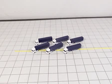 6x Blue ARTICULATED TRUCK/LORRY Airport GSE Vehicle 1:400 Scale FULLY ROTATING