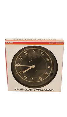 KRUPS Quartz Wall Clock 955 SCRATCHED it while I Took It Out To Fully Expose It 