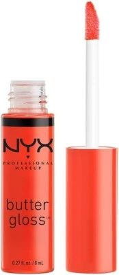 NYX PROFESSIONAL MAKEUP Butter Gloss PEACH COBBLER BLG06 lip lipgloss orange - image 1 of 2
