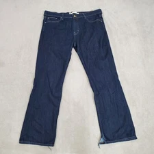 Big Star Jeans Mens 38 R Blue Pioneer Regular Boot Cut Dark Wash Denim Designer*