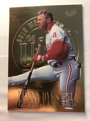 1996 Ultra #519 Lenny Dykstra Gold Medallion