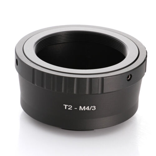 T2 T Mount Lens to Micro 4/3 M43 Adapter For Panasonic Olympus EM10 E-PL7 GX7 G7 - Afbeelding 1 van 8