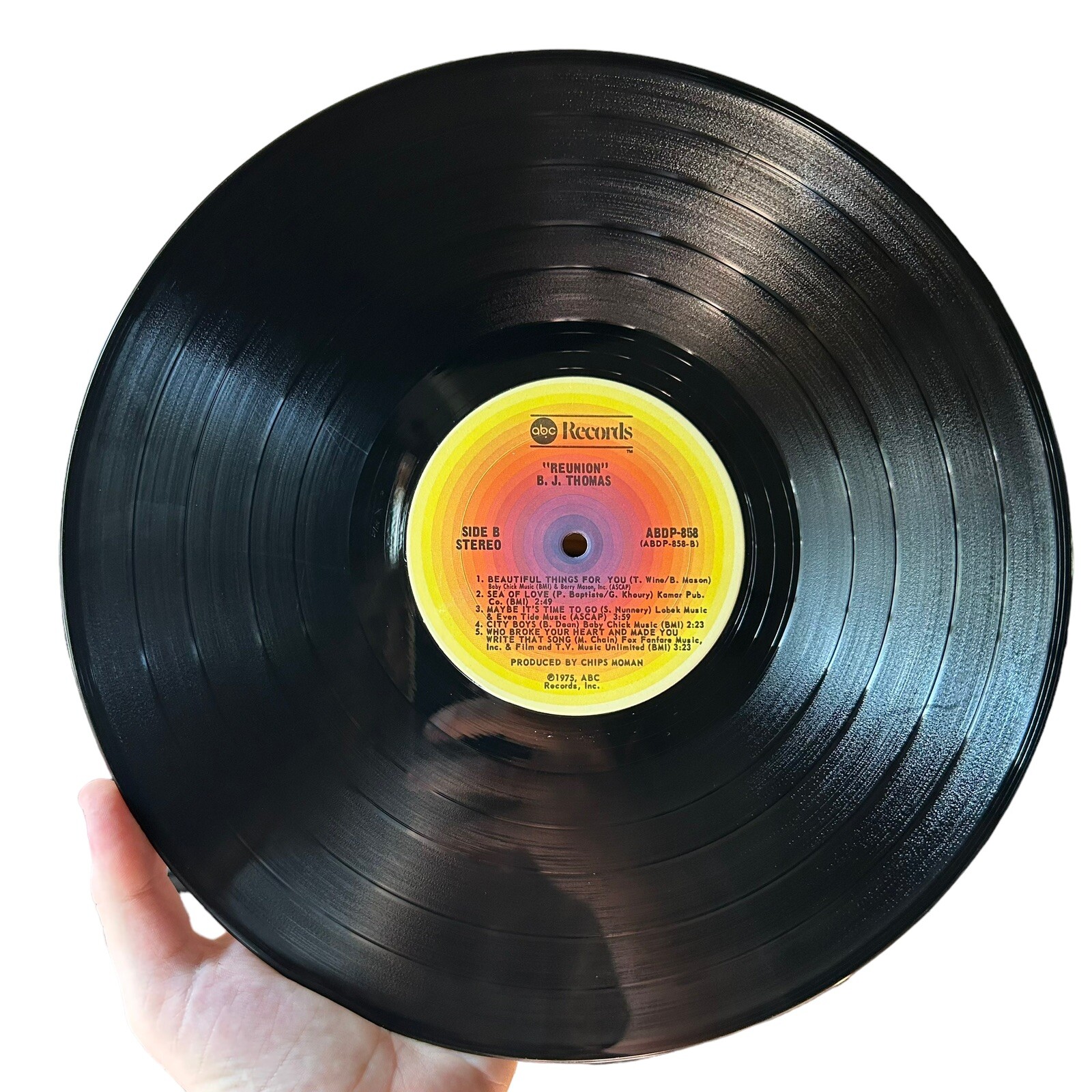 B.J. Thomas – Reunion (VG/VG+) ABC Records ABDP-858 Vinyl Record LP | eBay